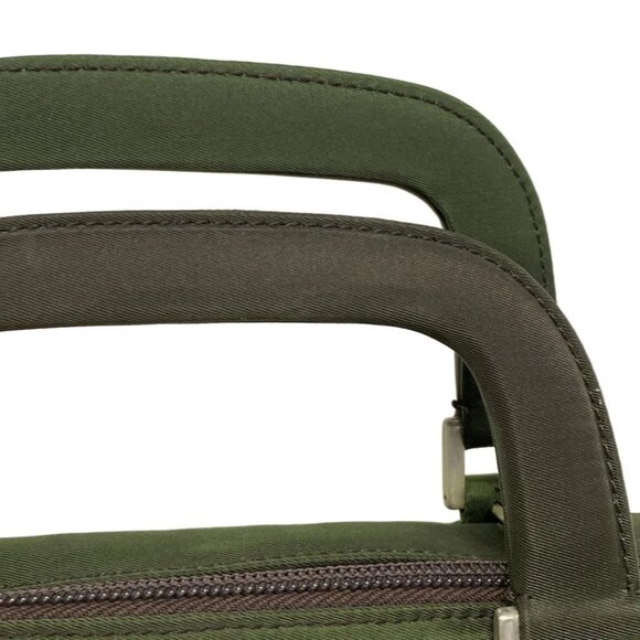 PRADA - Dark Green Nylon Handbag 169-080425 - Picture 8 of 10